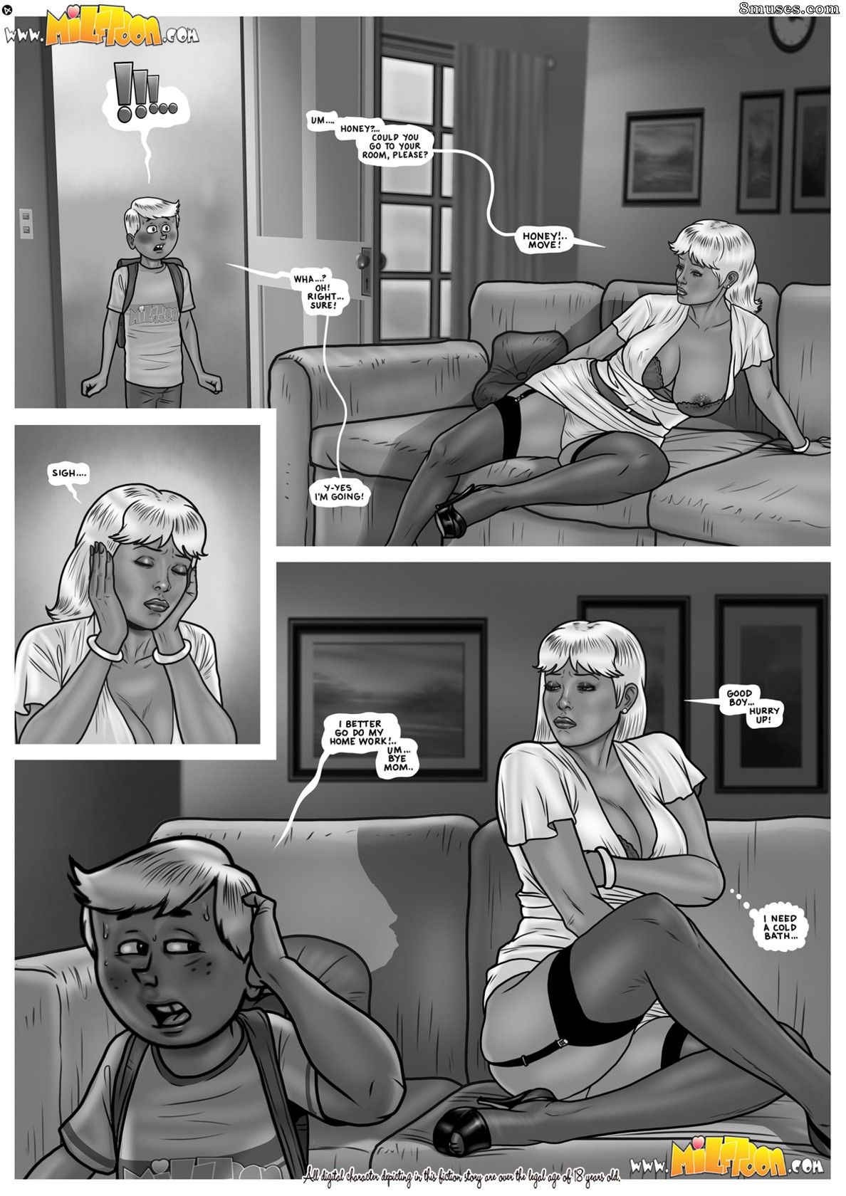 MilfToon Comics - Una casa bulliciosa - Página 4