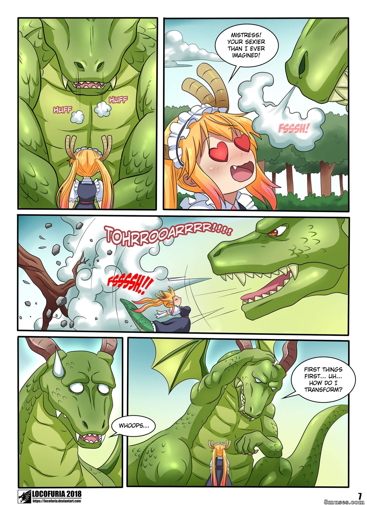 Page 10 | Locofuria-Comics/A-Dragons-Tale | 8muses - Sex Comics