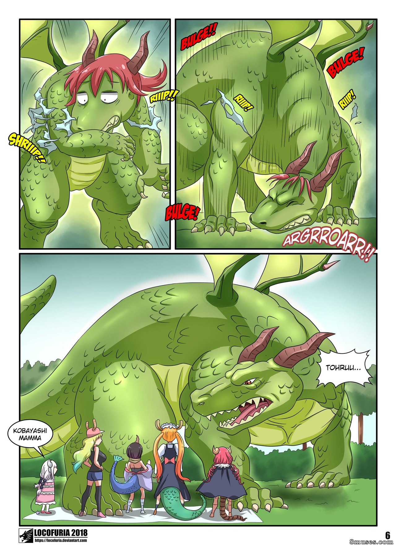 Page 9 | Locofuria-Comics/A-Dragons-Tale | 8muses - Sex Comics