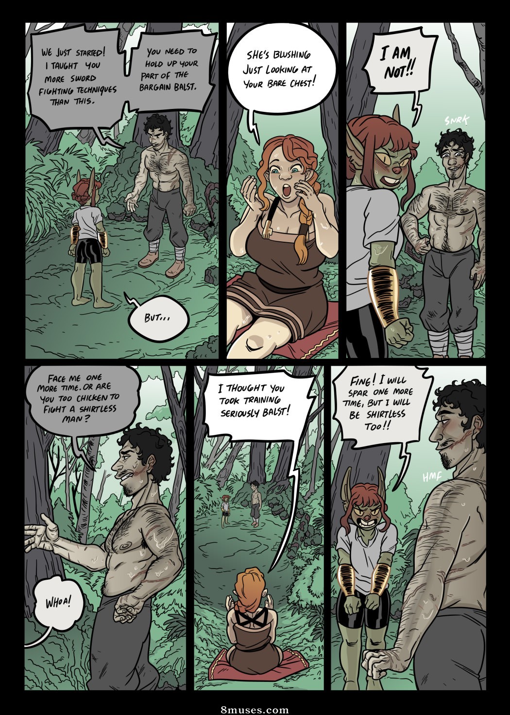 Slipshine Comics - The Bare and the Maiden Fair - Page 34