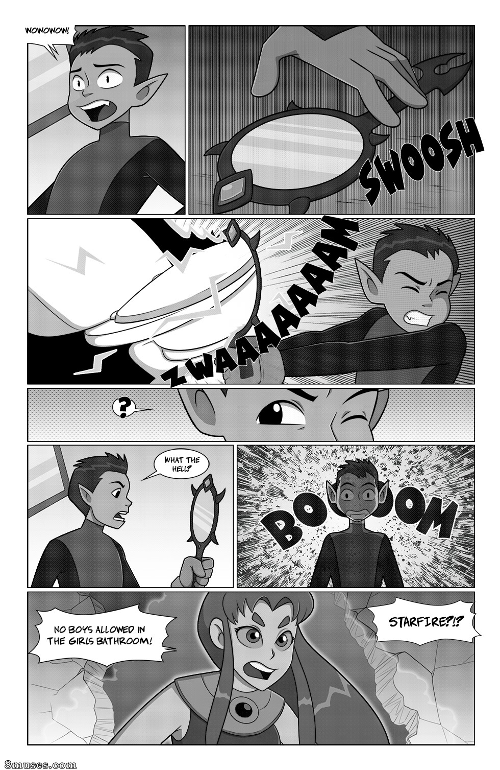 PieceOfSoap - A Teen Titan's Toilet Troubles - Page 5