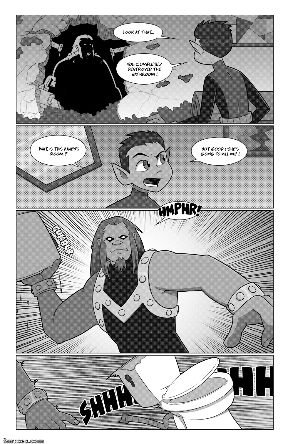 PieceOfSoap - A Teen Titan's Toilet Troubles - Page 4