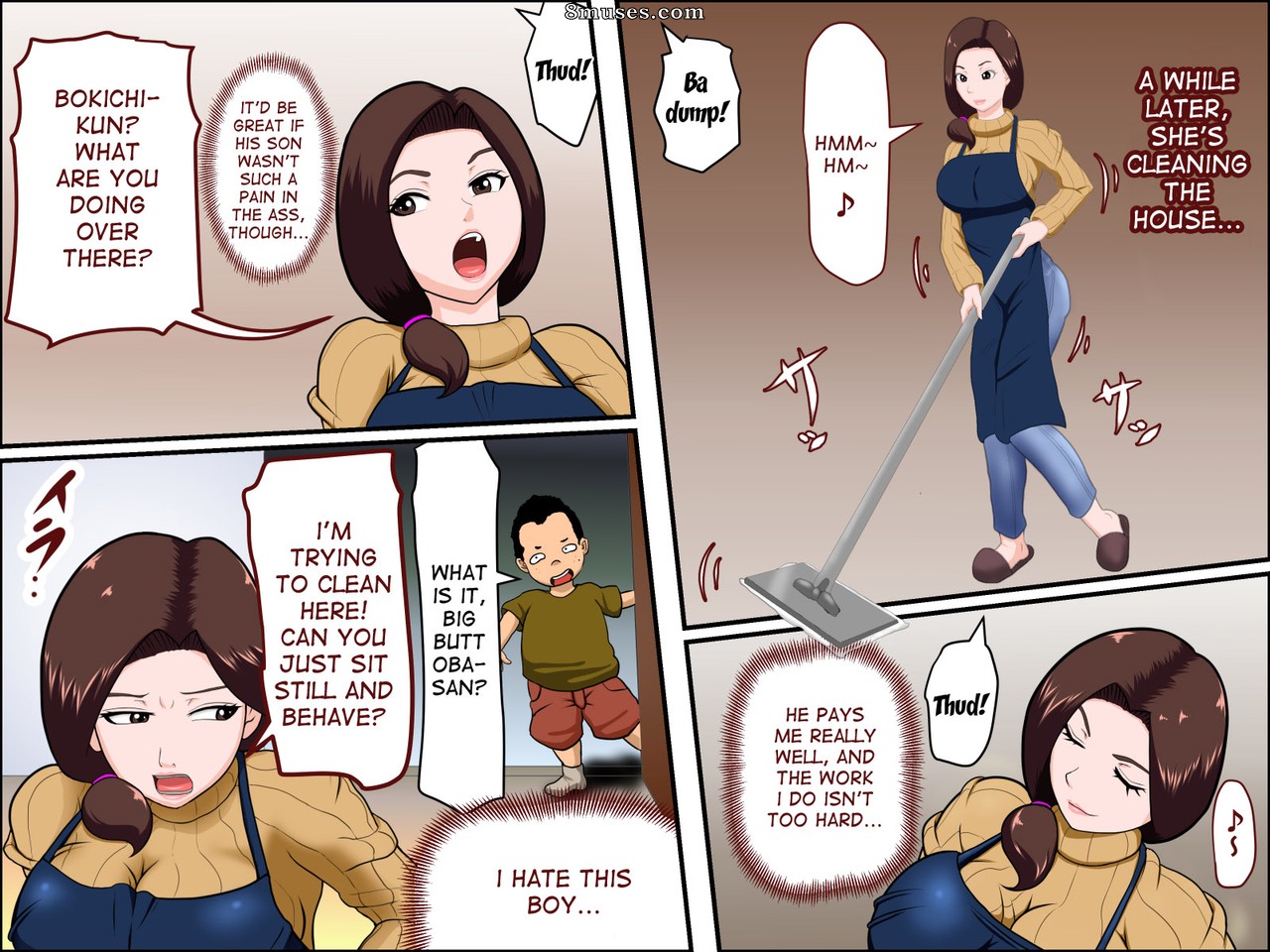 Almarosso - Having Sex with the Housekeeper! - Page 5