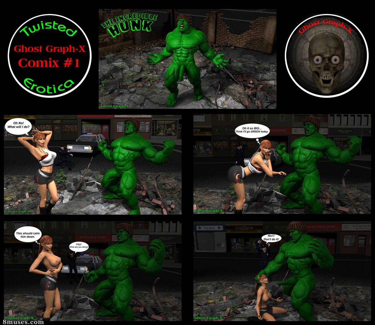 GhostHunterX3 - The Incredible Hunk - Page 1