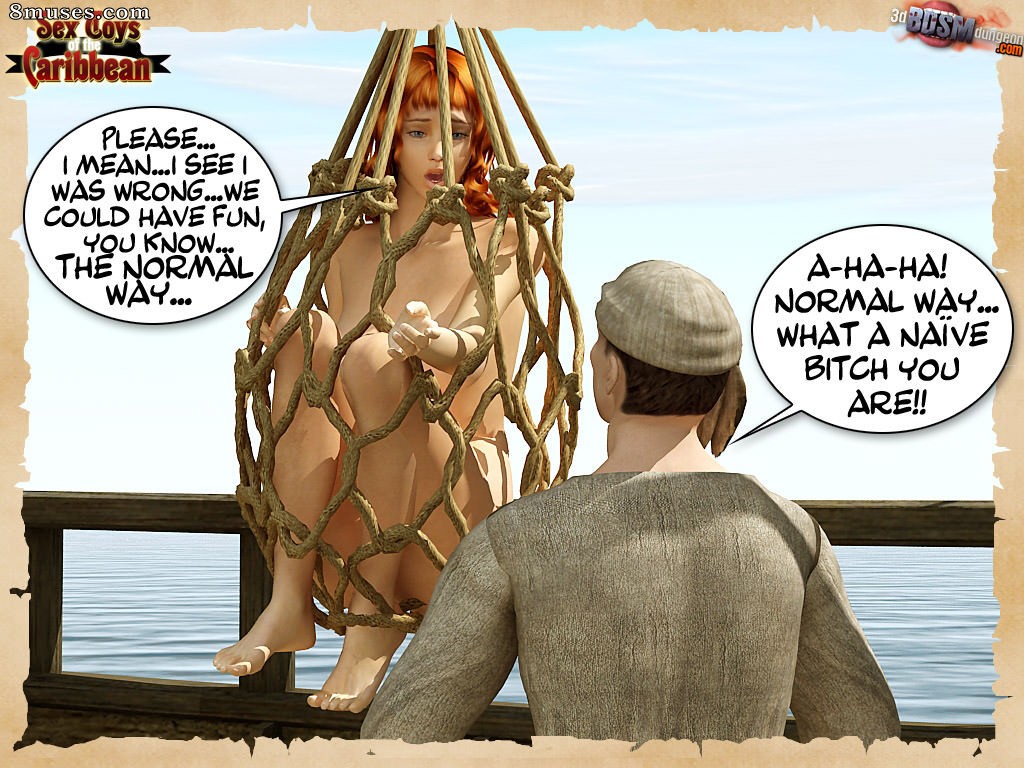 3D BDSM Dungeon Comics - Jouets sexuels des Caraïbes - Page 9