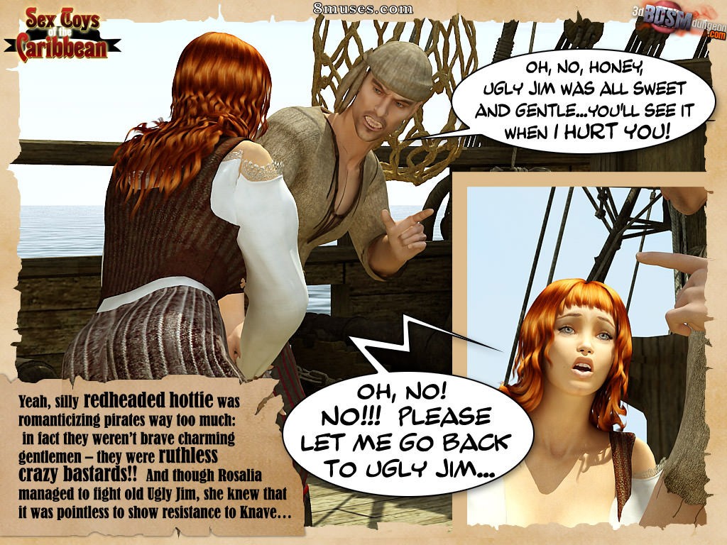 3D BDSM Dungeon Comics - Jouets sexuels des Caraïbes - Page 4
