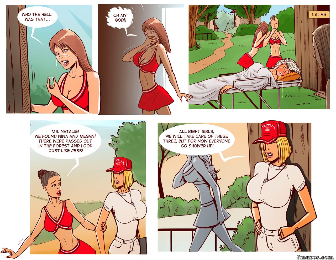 Page 10 | Various-Authors/Disarten-Comics/Cheerleader-Camp-Facefuck-Massacre  | 8muses - Sex Comics