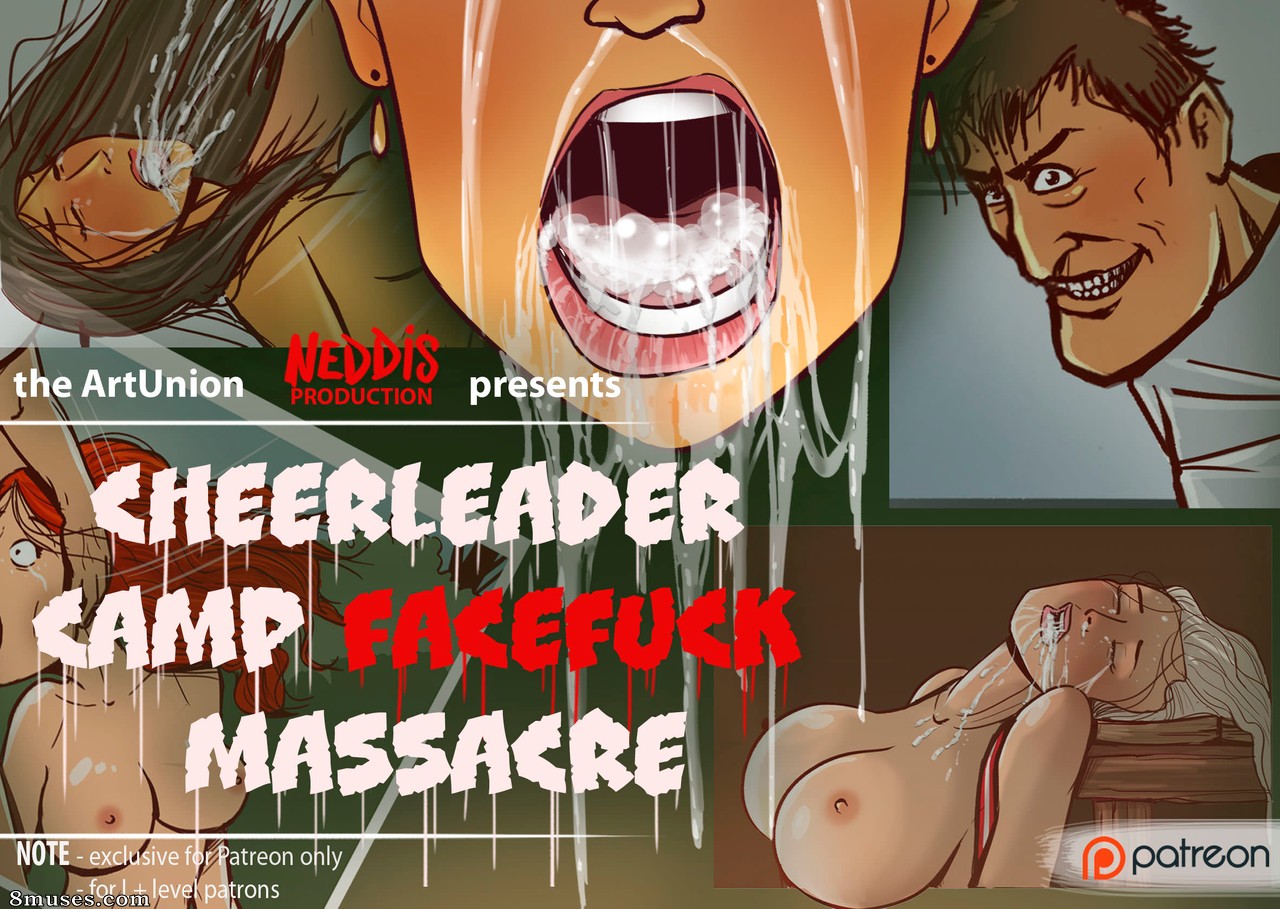 Disarten Comics - Cheerleader Camp Facefuck Massacre - Page 1