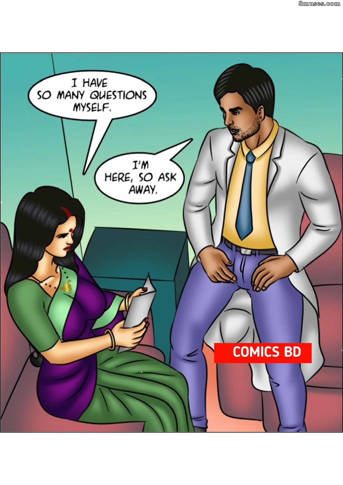 Kirtu.com Comics - Savita Bhabhi - Episode 148 - Little Blue Pill - Page 56