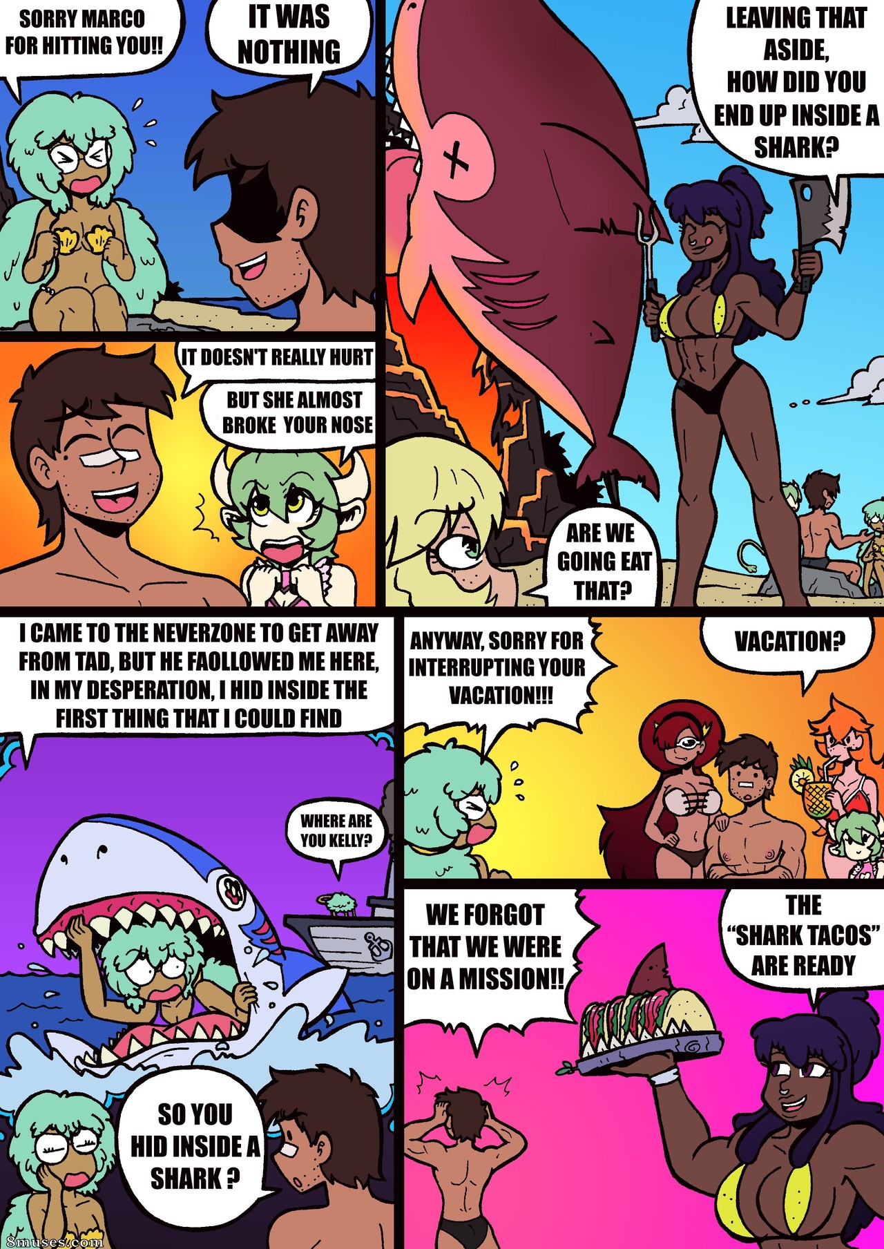 Malandra Parodias - Marco Harem Neverzone World - Page 60