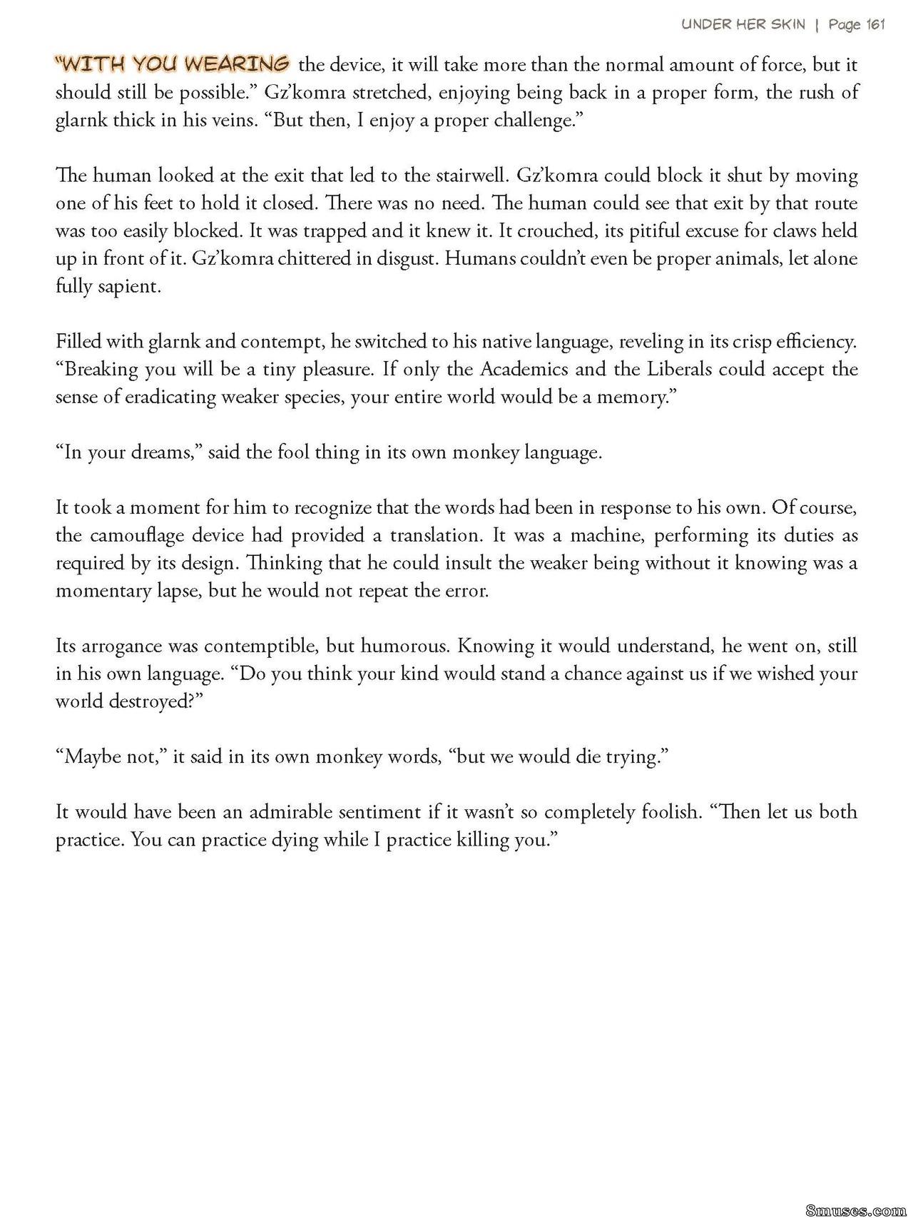 Sturkwurk - Alien Body Suit - Under Her Skin - Page 161
