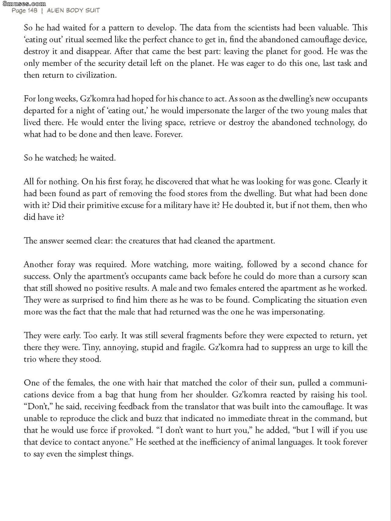 Sturkwurk - Alien Body Suit - Under Her Skin - Page 148