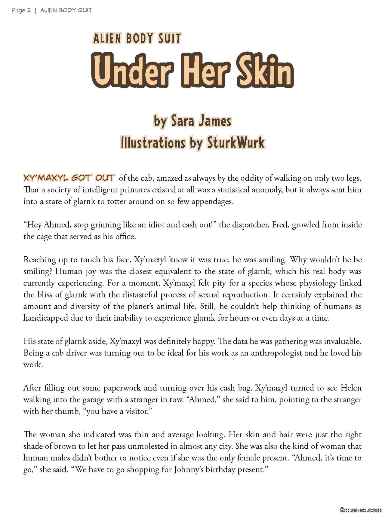 Sturkwurk - Alien Body Suit - Under Her Skin - Page 2