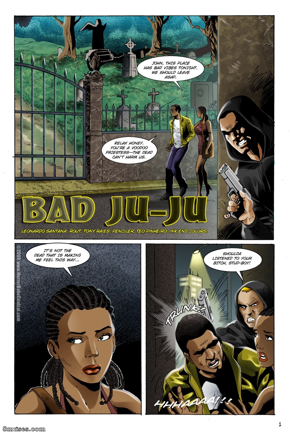 Horror Babe Central - Bad Ju-Ju - Page 1