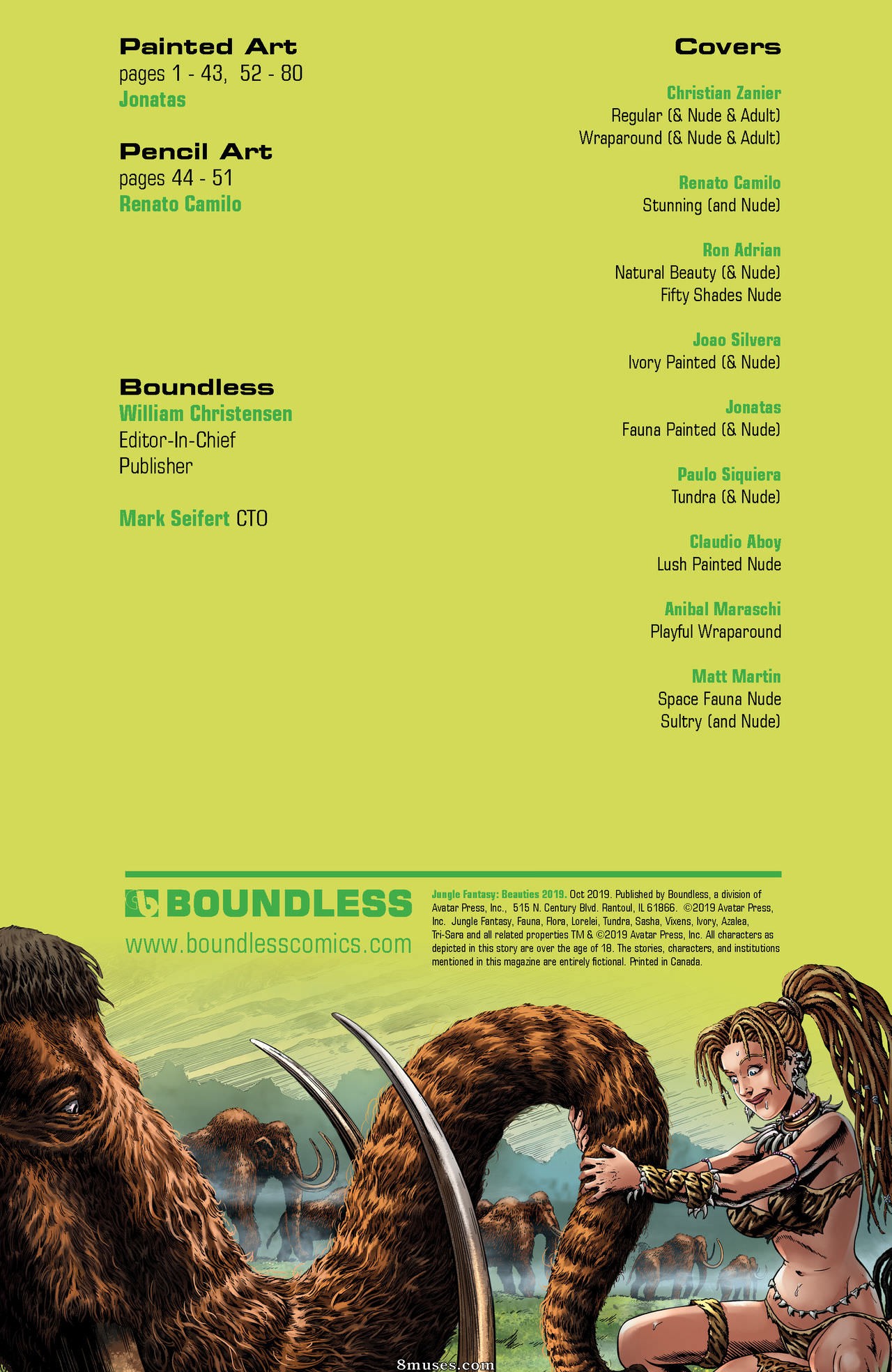 Boundless Comics - Fantasia da selva - Belezas - Página 2