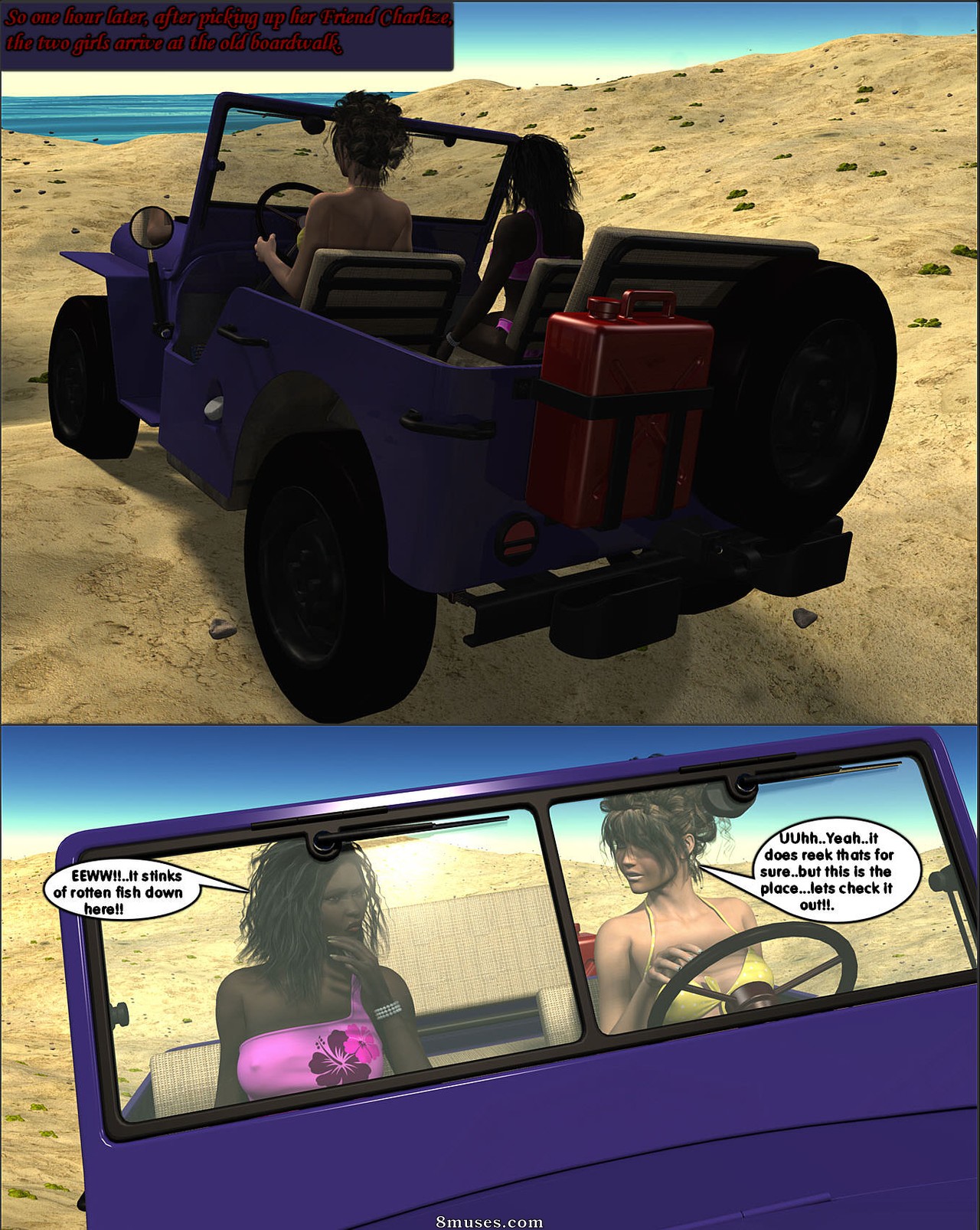 DarkSoul3D Comics - Contos monstrosos - Retorno à praia - Página 24