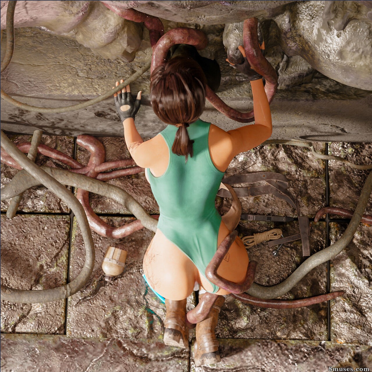 Nisama3dx - Lara and the Golden Statue (Tomb Raider) - Page 12