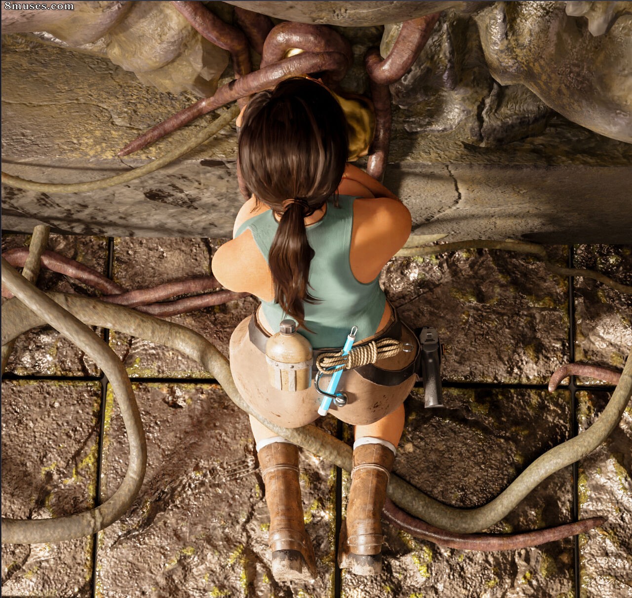 Nisama3dx - Lara and the Golden Statue (Tomb Raider) - Page 9