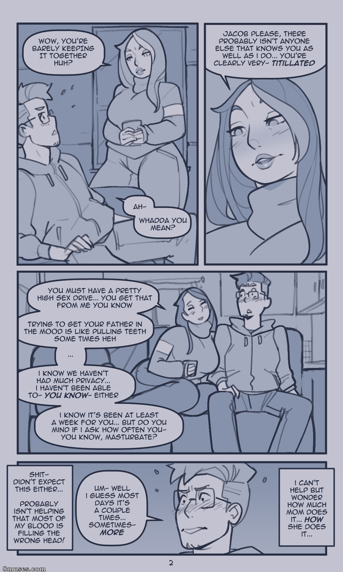 NotEnoughMilk Comics - Fiebre de cabaña - Página 2