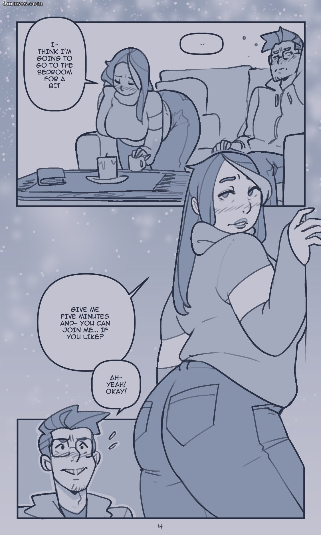 NotEnoughMilk Comics - Fiebre de cabaña - Página 4