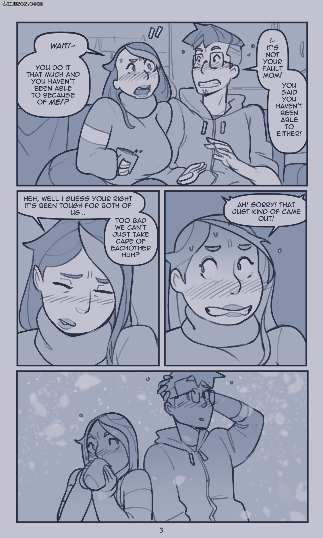 NotEnoughMilk Comics - Febre da cabine - Página 3