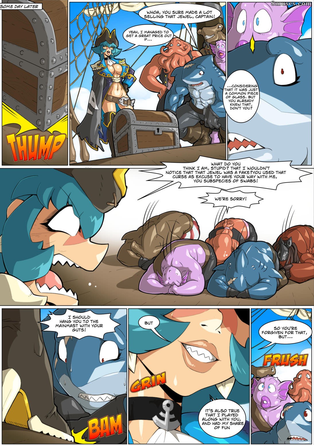 MAD-Project Comics - Capitão Barracuda e a Lágrima da Sereia - Página 9