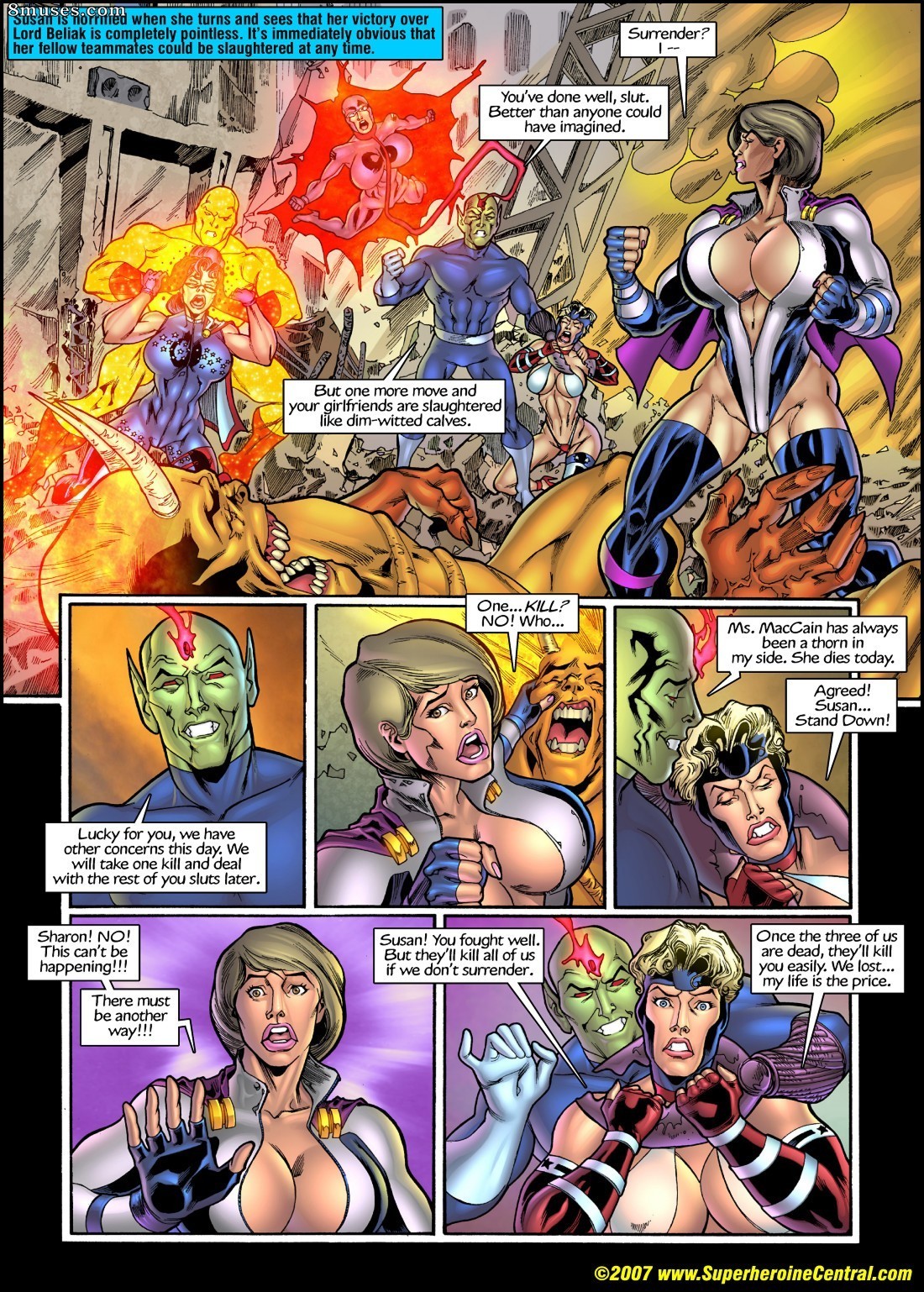 SuperHeroineComixxx - Freedom Stars-Cattle call 1-2 - Page 85