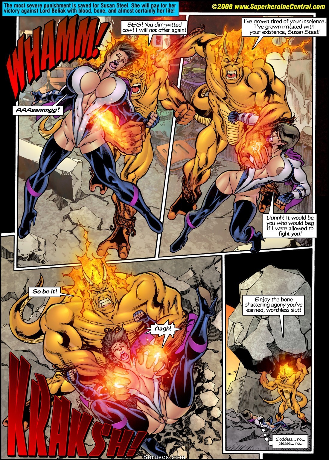 SuperHeroineComixxx - Freedom Stars-Cattle call 1-2 - Page 113