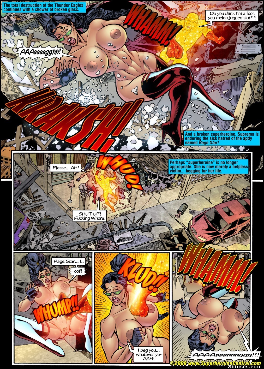 SuperHeroineComixxx - Freedom Stars-Cattle call 1-2 - Page 108