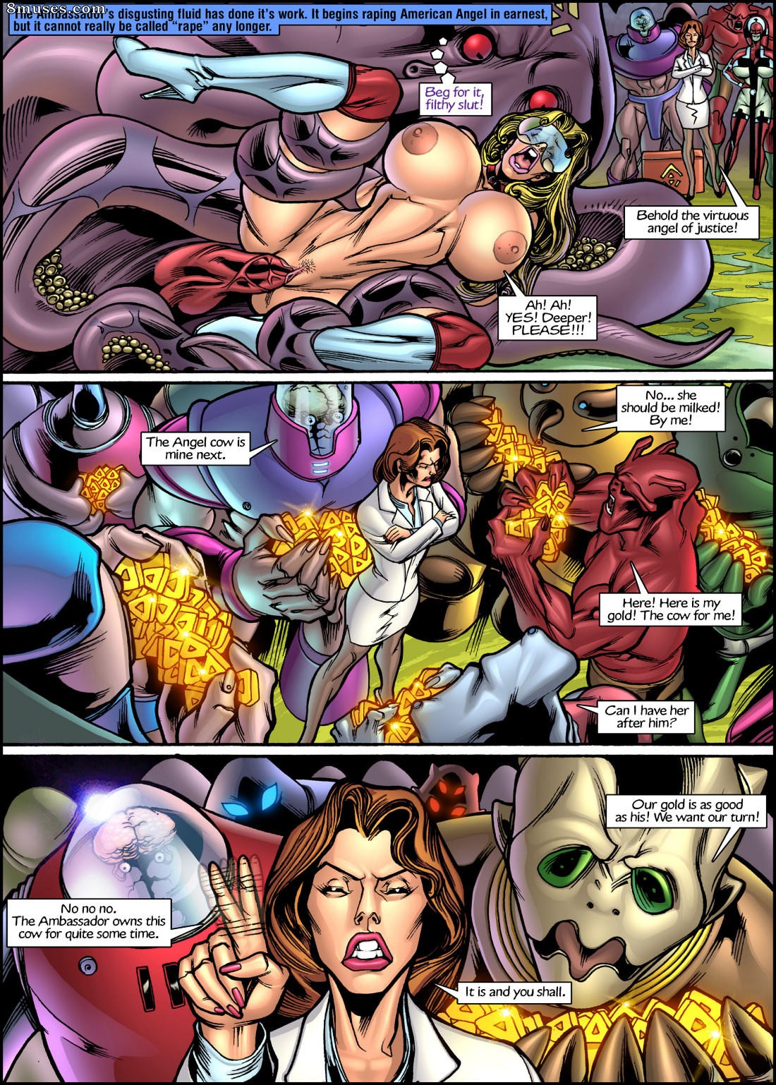 SuperHeroineComixxx - Freedom Stars-Cattle call 1-2 - Page 27