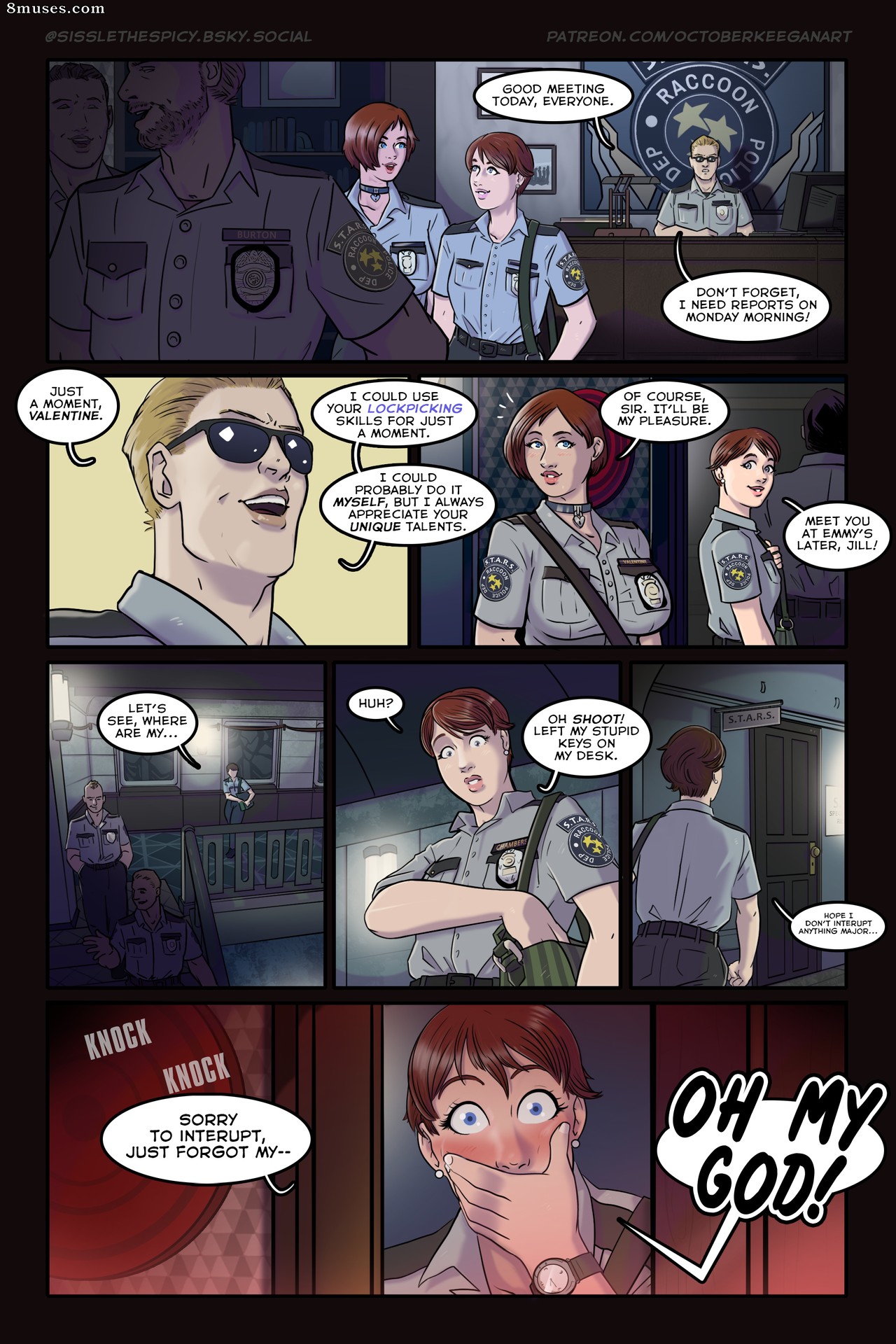 October Keegan - S.T.A.R.S. Office Party - Page 2