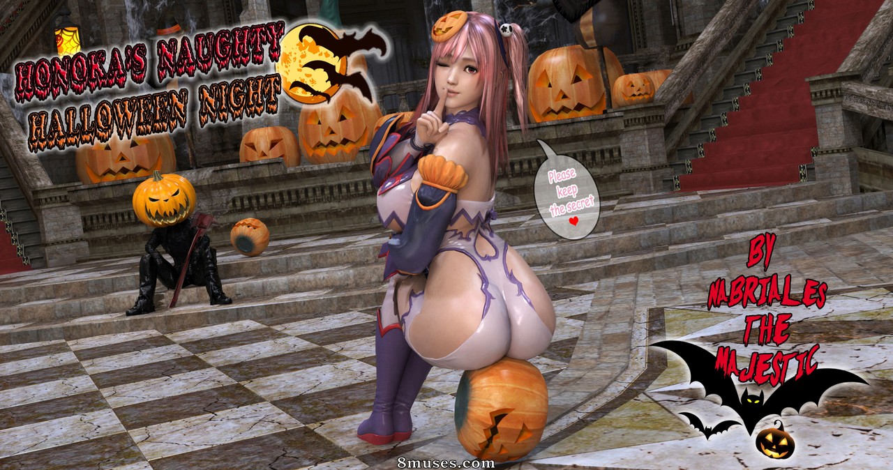 Nabriales the Majestic Comics - Honoka's naughty Halloween night - Page 1