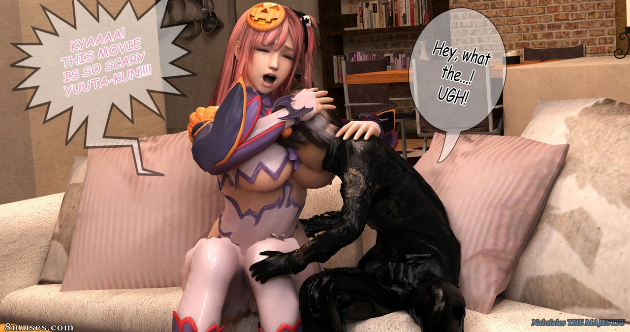 Nabriales the Majestic Comics - Honoka's naughty Halloween night - Page 5
