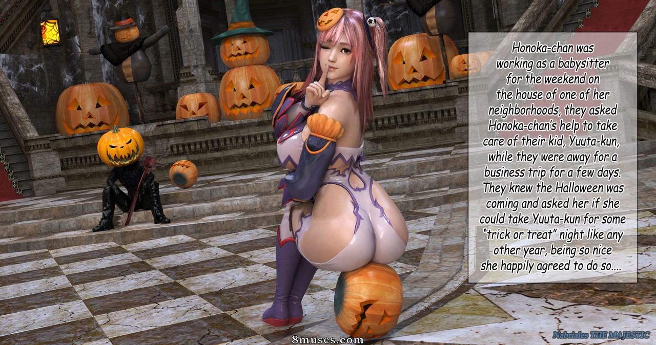 Nabriales the Majestic Comics - Honoka's naughty Halloween night - Page 2