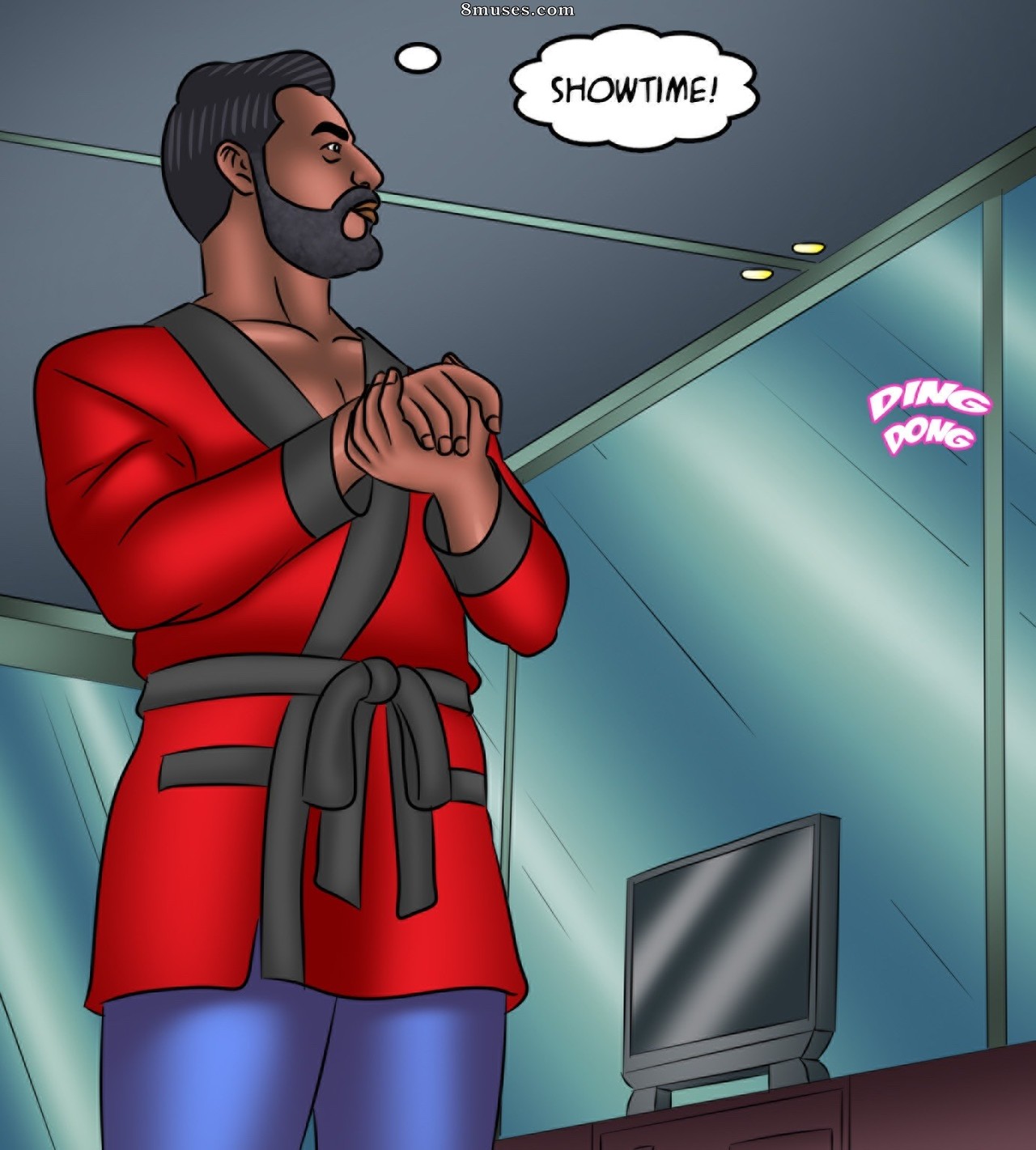Kirtu.com Comics - Savita Bhabhi - Épisode 131 - Connaître son ennemi - Page 91
