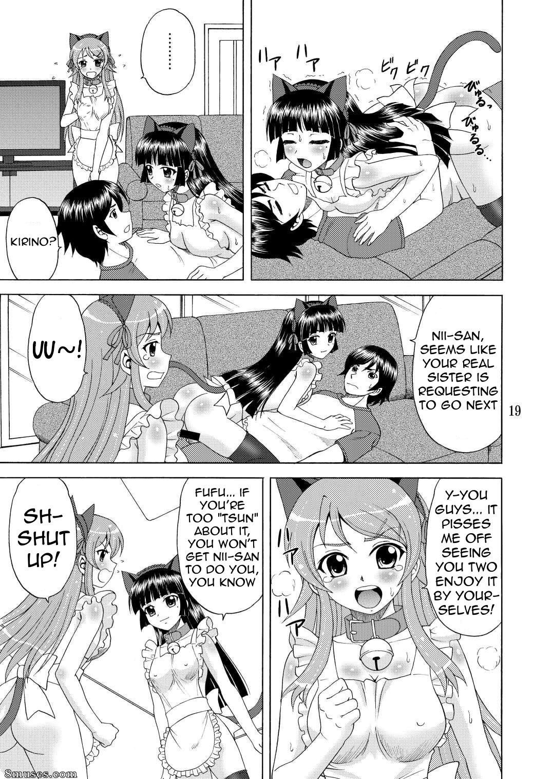 Ore no imouto ga konna ni kawaii wake ga nai - My Little Sister cant be in Naked Apron and Nekomimi - Page 18