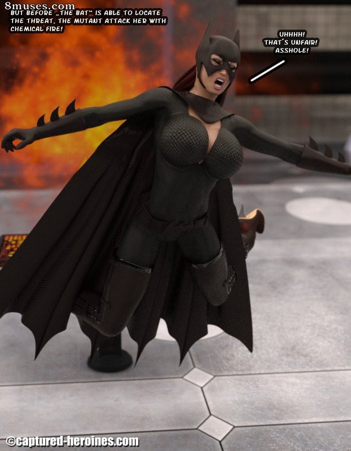 Captured-Heroines Comics - El murciélago - Página 7