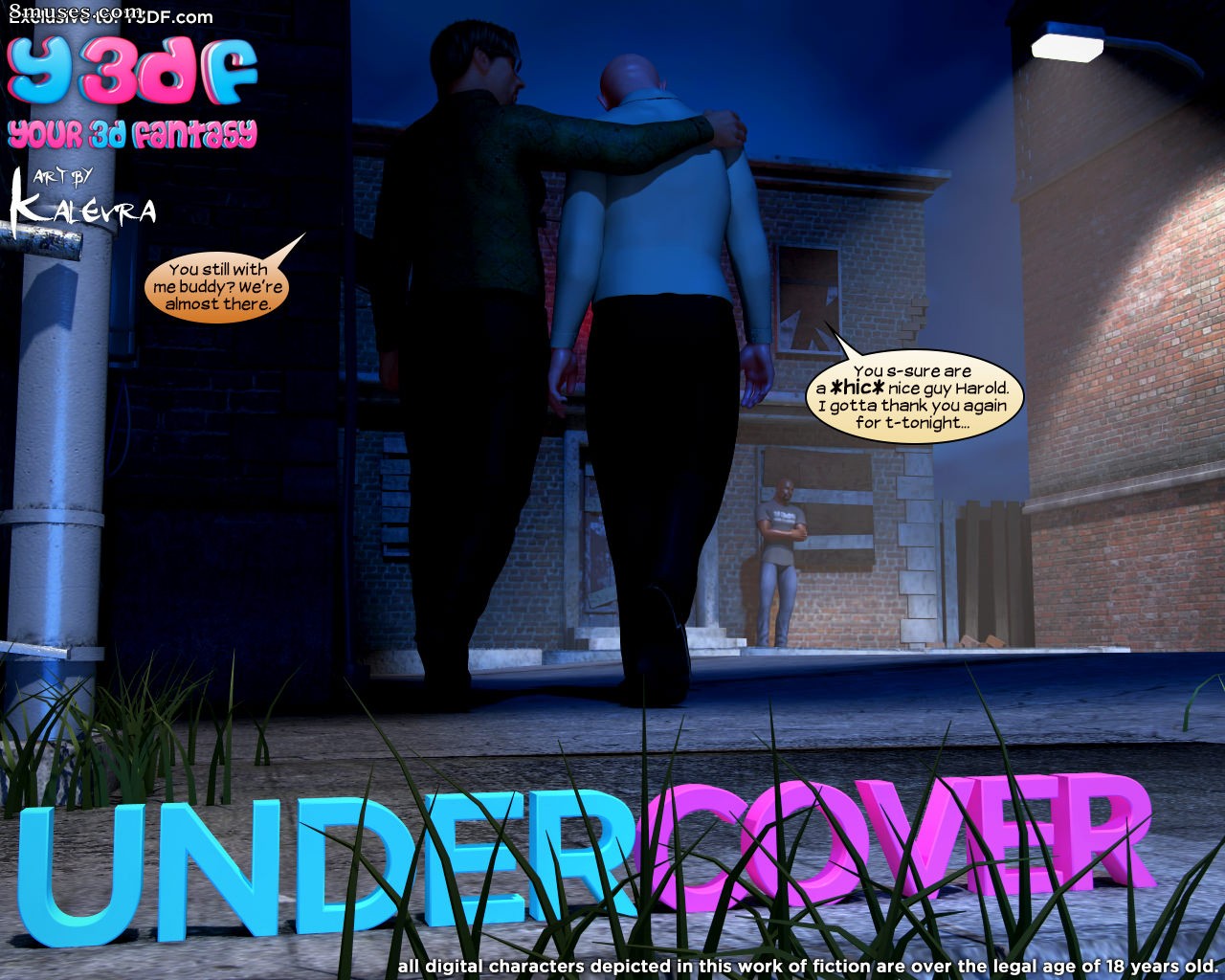 Y3DF - Your3DFantasy.com Comics - En clandestinité - Page 1