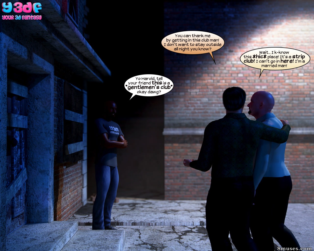 Y3DF - Your3DFantasy.com Comics - Disfarçado - Página 2