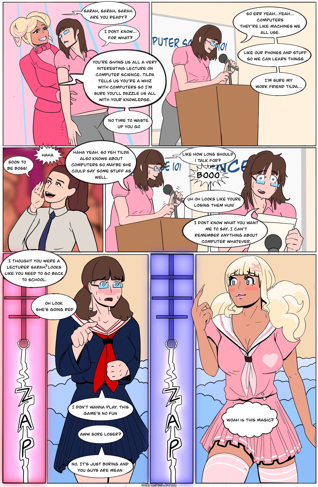 ManaOmega Comics - Show de jogos Gyaru - Página 14