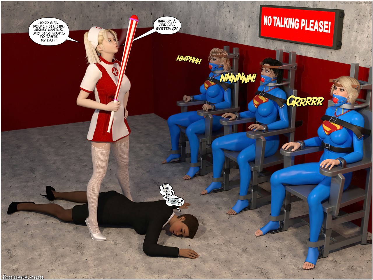 New Arkham For Superheroines - Issue 10 - Facing Justice - Page 85