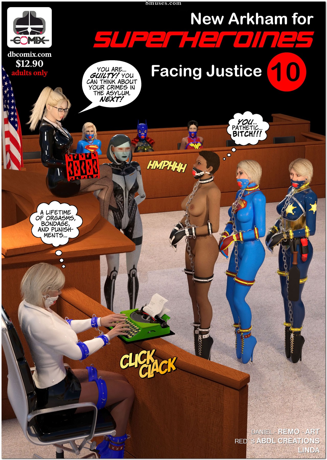 New Arkham For Superheroines - Issue 10 - Facing Justice - Page 98