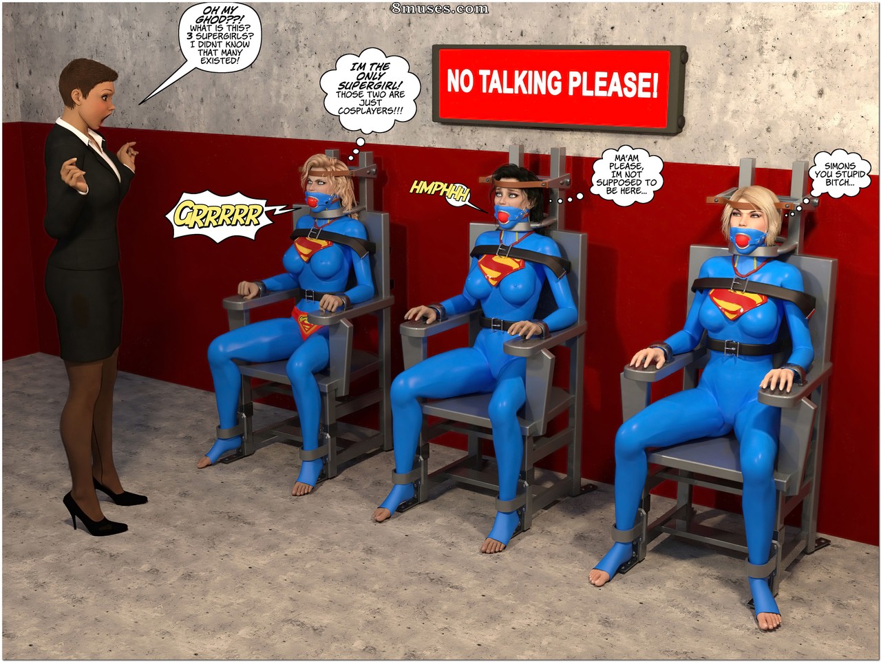 New Arkham For Superheroines - Issue 10 - Facing Justice - Page 79