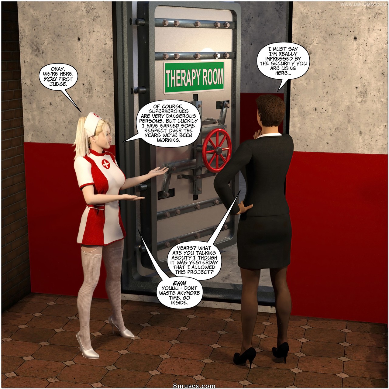 New Arkham For Superheroines - Issue 10 - Facing Justice - Page 78