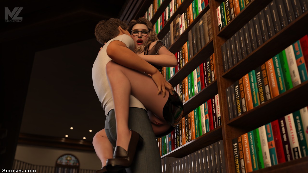 Moral Zandar - Sophia explains the secrets of the library to her favorite student - Page 3