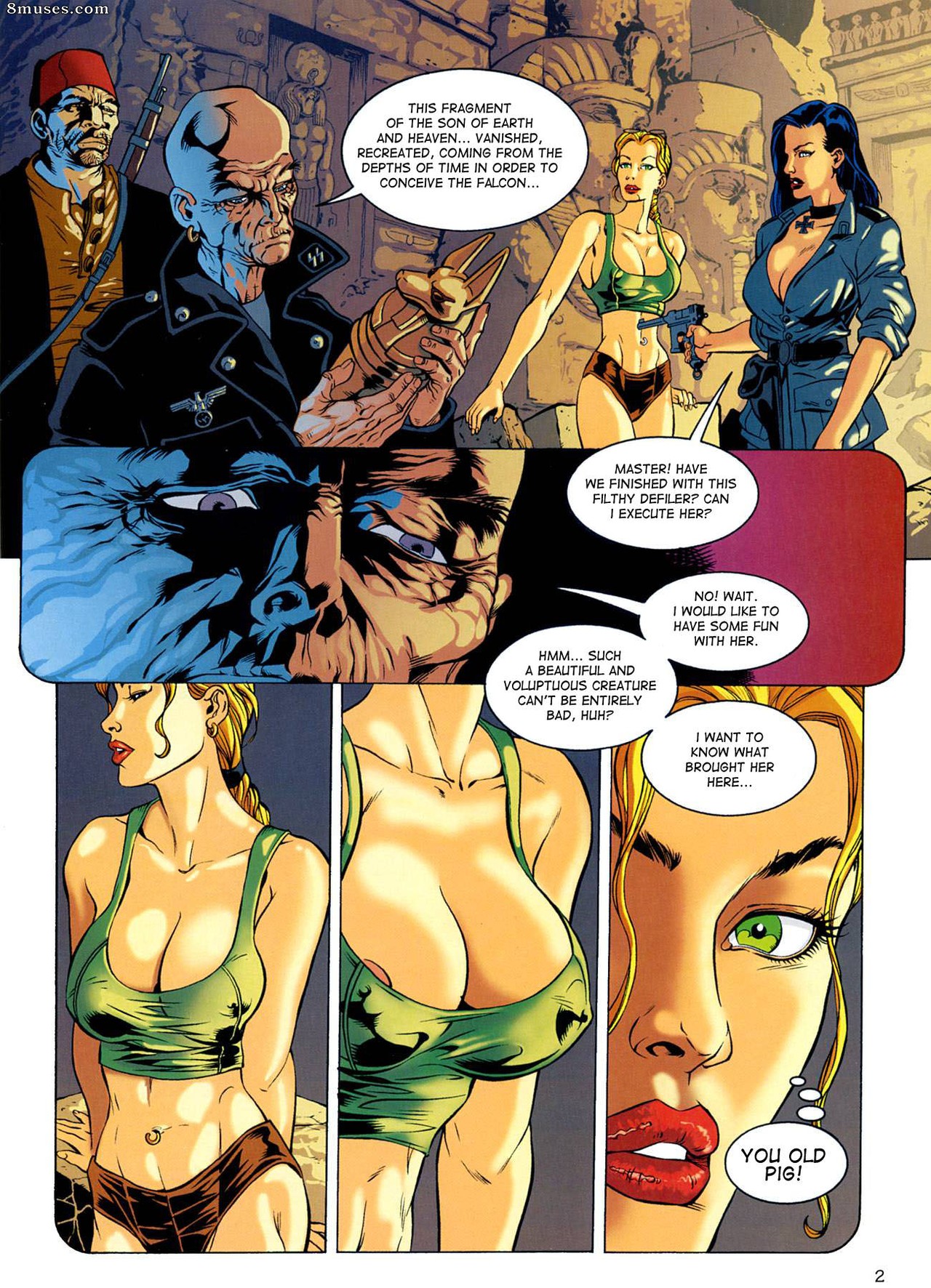 EROS Comics - Lara Jones - The Treasure of Osiris - Page 2