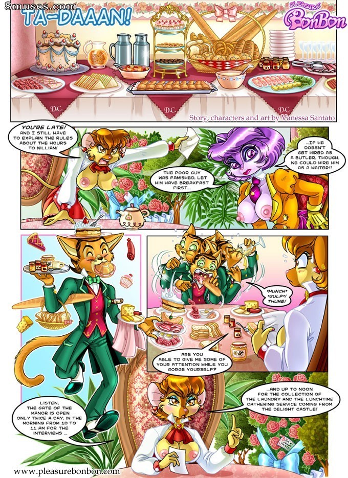 PleasureBonBon Comics - 03 Le nouveau valet sexy - Page 4
