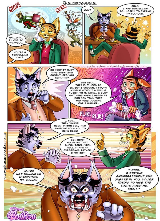PleasureBonBon Comics - 03 O novo mordomo sexy - Página 19
