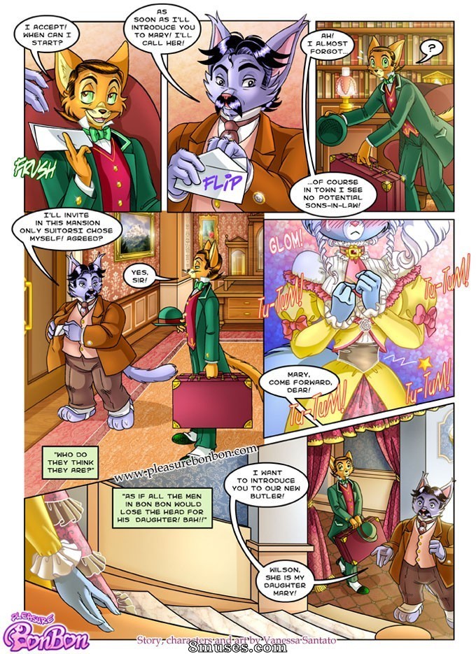 PleasureBonBon Comics - 03 O novo mordomo sexy - Página 34