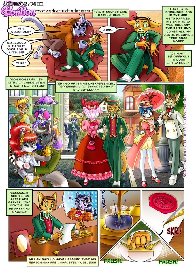 PleasureBonBon Comics - 03 O novo mordomo sexy - Página 33